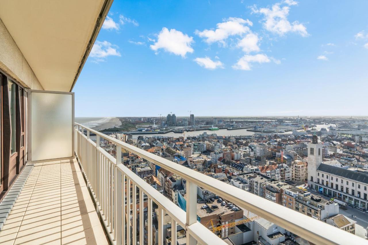 Ferienwohnung Skyline App 5P Met Prachtige Uitzichten & Terras Ostende Exterior foto