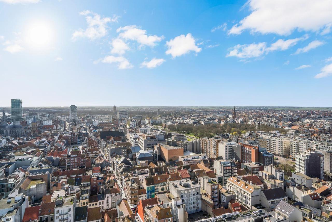 Ferienwohnung Skyline App 5P Met Prachtige Uitzichten & Terras Ostende Exterior foto