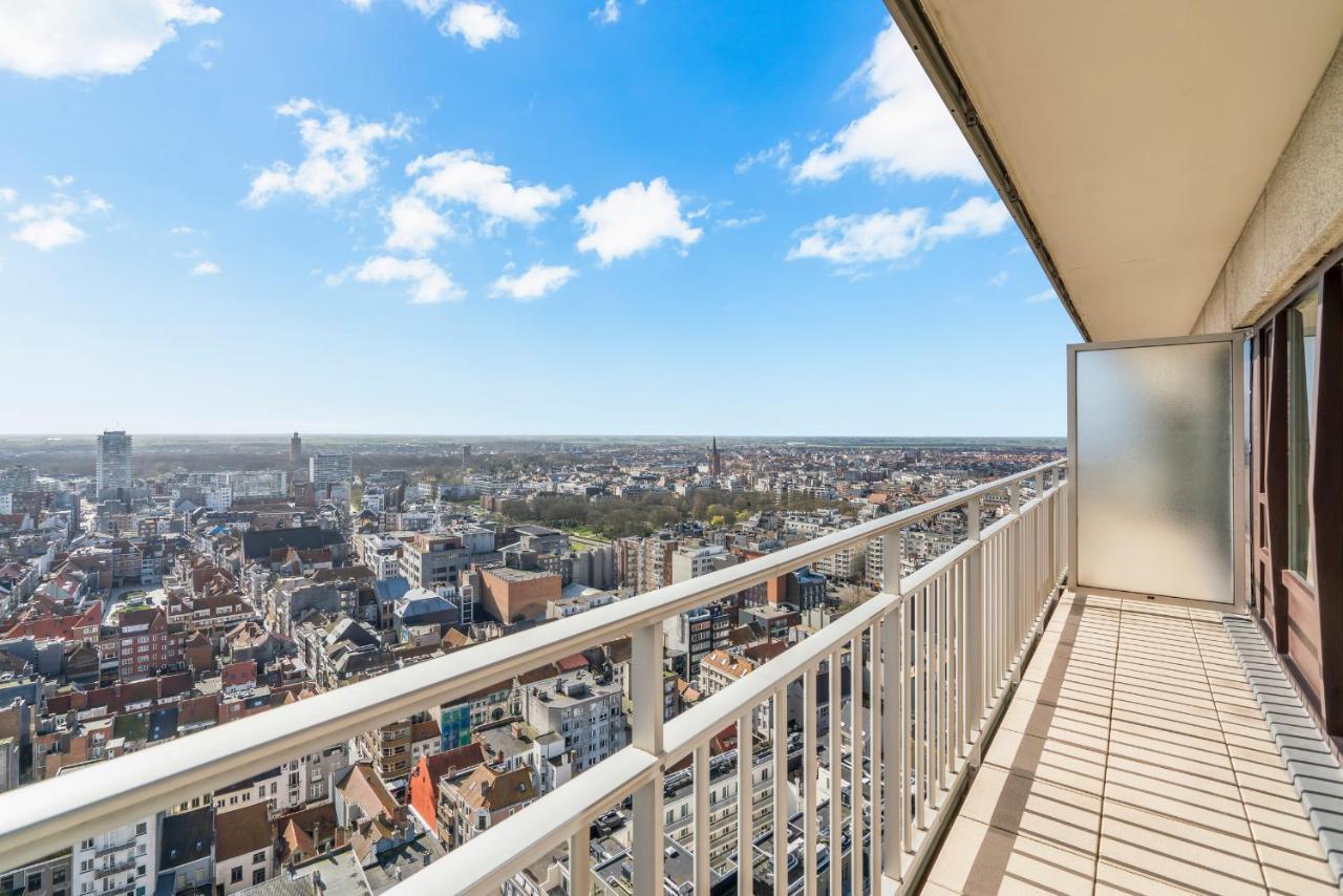 Ferienwohnung Skyline App 5P Met Prachtige Uitzichten & Terras Ostende Exterior foto